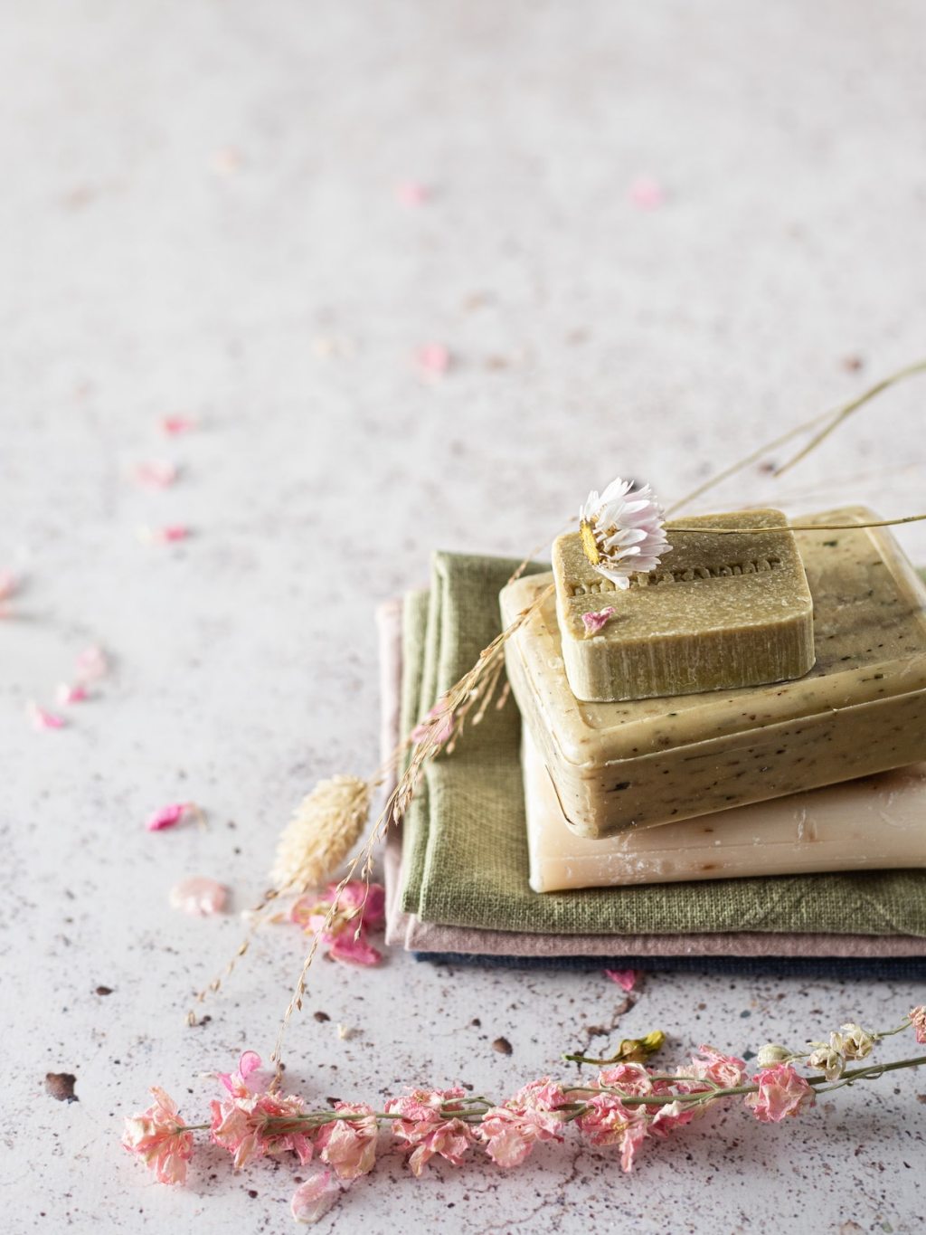 Homemade Almond Lavender Soap for Sensitive Skin